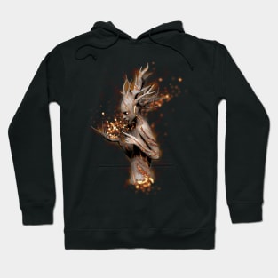 Spirit of the dead tree (gold) Hoodie